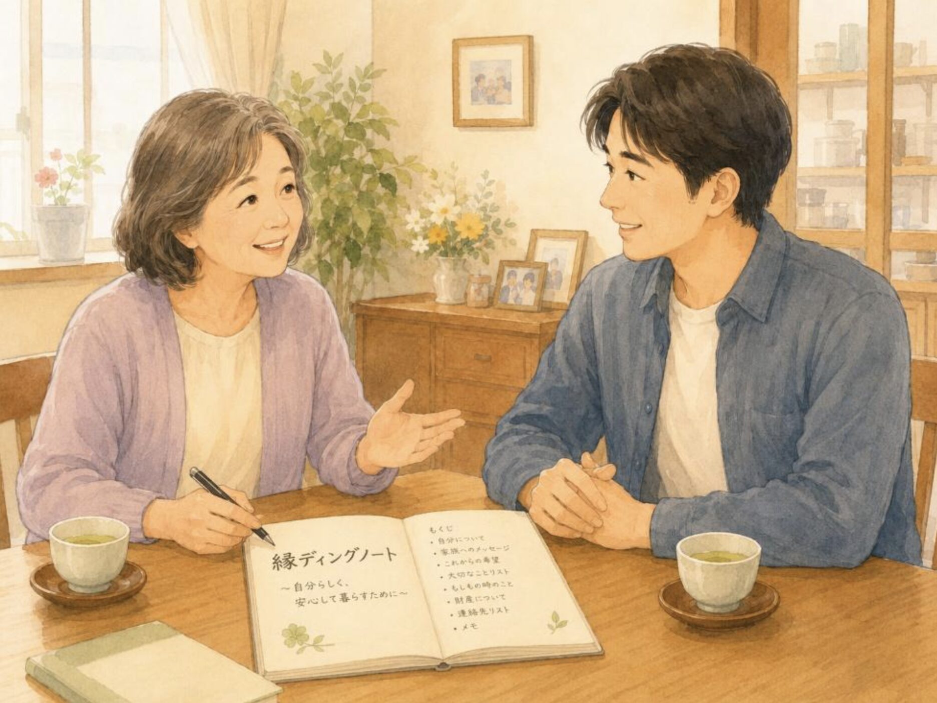 母が教えてくれた「話しておけばよかった」という後悔 ～縁ディングノートがつなぐ家族の未来～